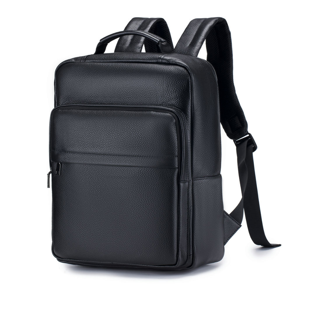Man Genuine Leather Travel Bac - Leather Work Rucksack Mens recension och pris