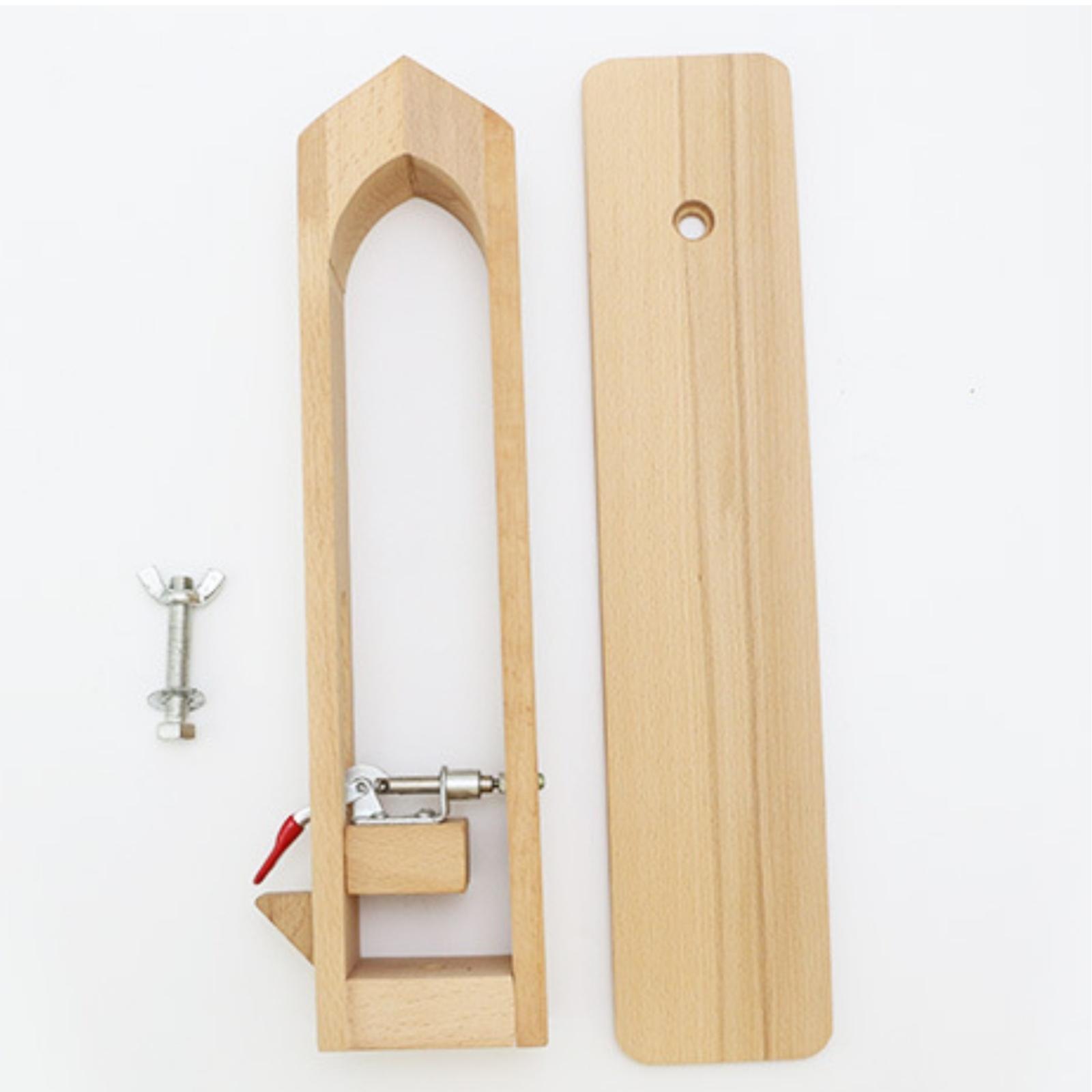 Beechwood Leather Sewing Clamp - Leatherwork Hand Press recension och pris