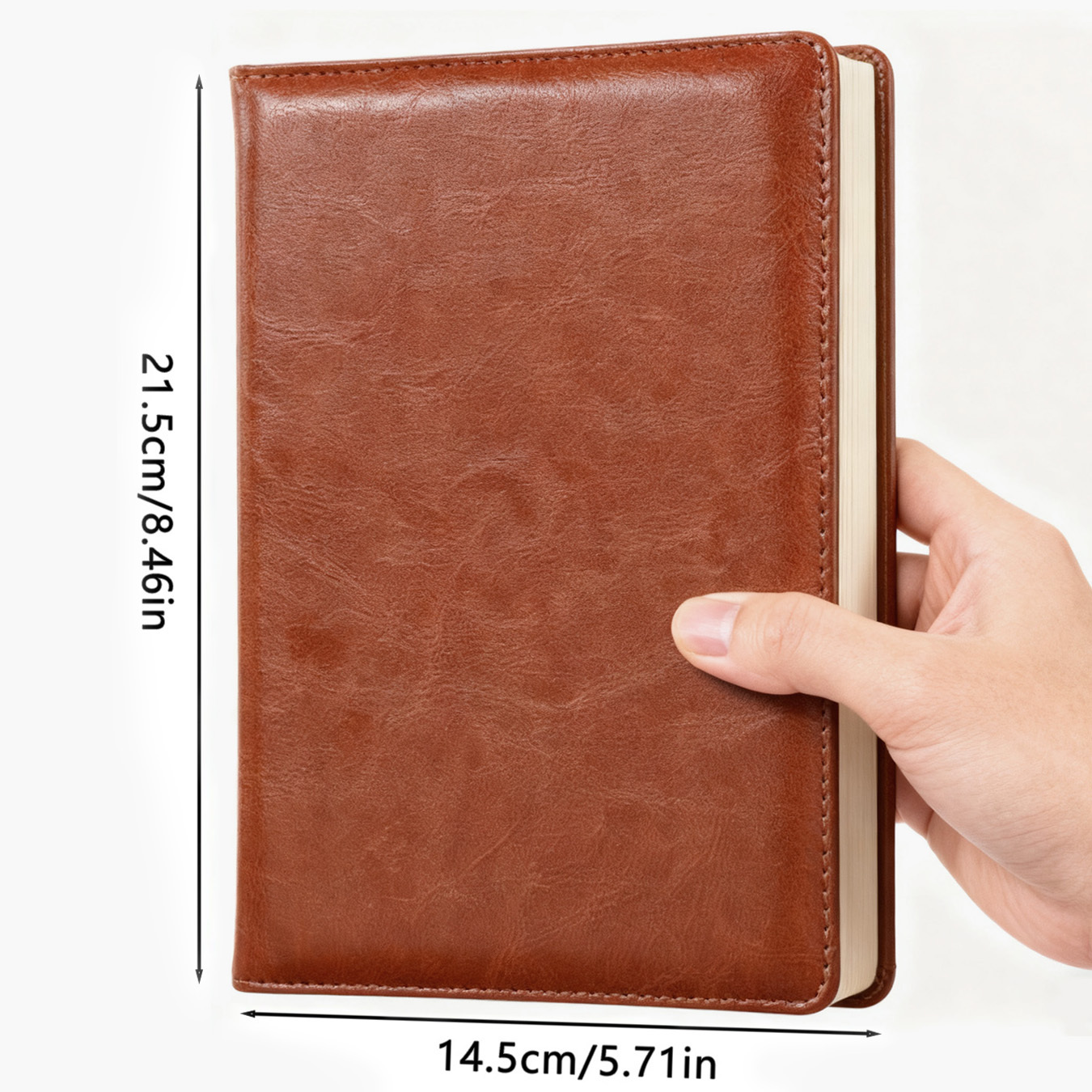 Colorful Jellyfish PU Leather  - Leather Work Diary Covers recension och pris